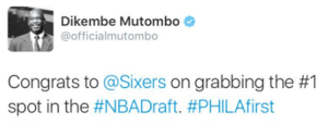 mutombo tweet