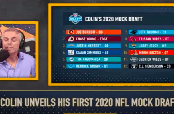 Colin Cowherd Mock Draft